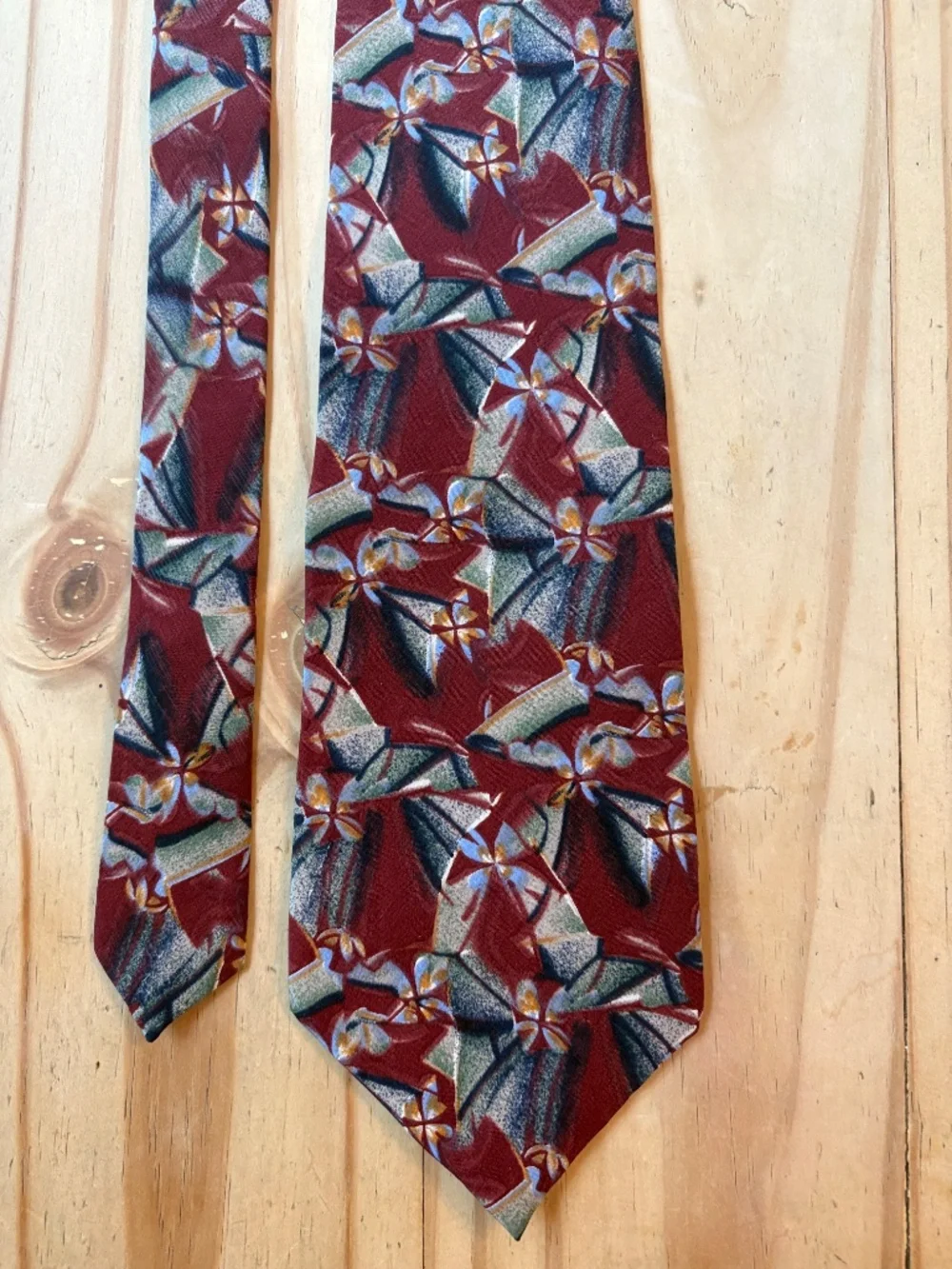 Vintage Molecular Expressions by Stonehenge Silk Necktie